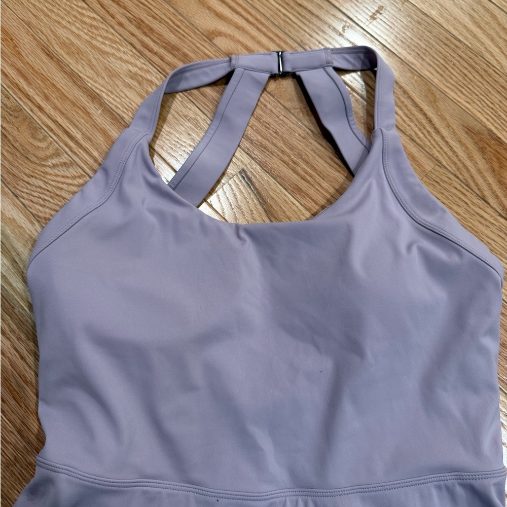 Halara Twist-Front Cut-Out Backless 2-in-1 Exercise Dress - Picture 4 of 7
